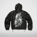 TC HOTHEAD THREE RIDING SKULL LEATHER JACKET