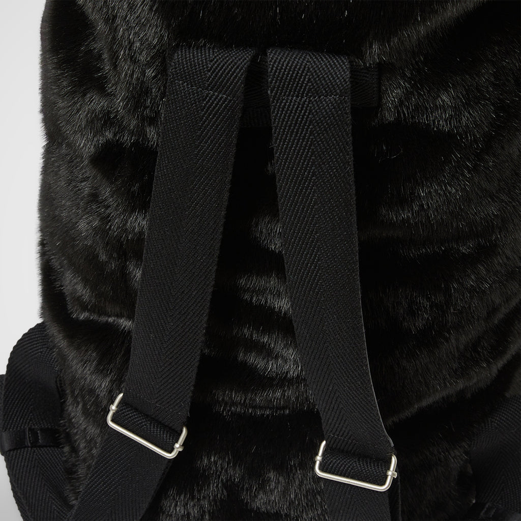 Thug Club Three Riding Skull Fur Duffle Bag in black, view 6 of 7