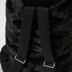 Thug Club Three Riding Skull Fur Duffle Bag in black, view 6 of 7