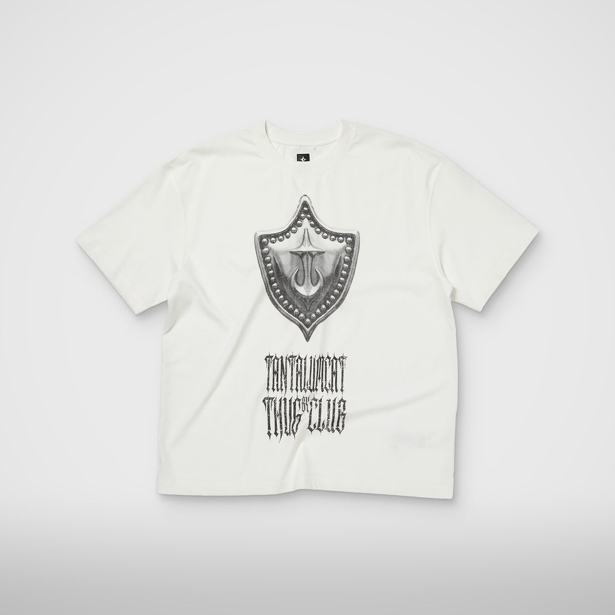 Thug Club Tantalum Shield Tee in white