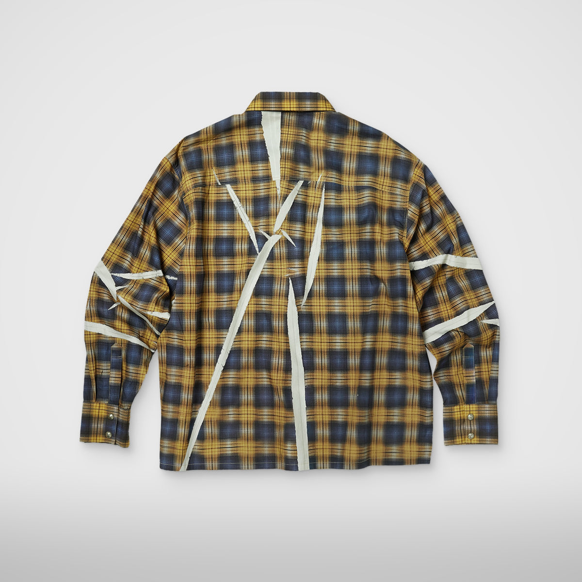 Thug Club TC Subliminal Shirt in yellow, back view