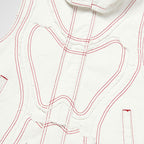 Thug Club Cave Denim Vest in white, view 3 of 10