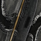 Thug Club Cave Denim Vest in black, view 4 of 10