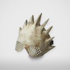 Thug Club Buck Eyed Half Mask in white, view 2 of 3