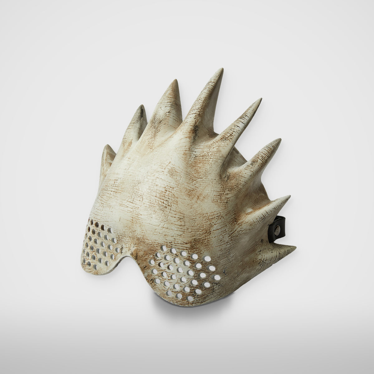 Thug Club Buck Eyed Half Mask in white, view 2 of 3