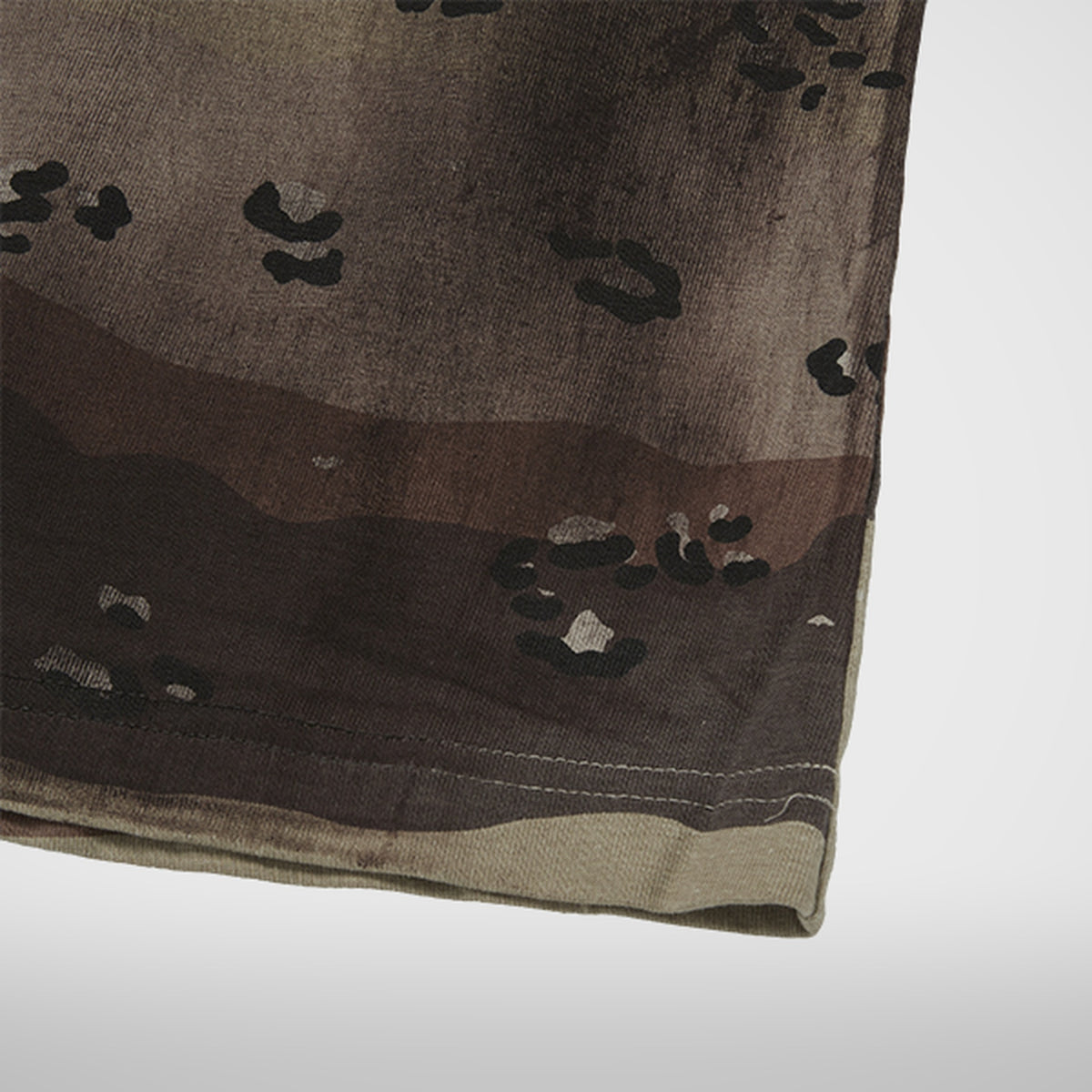 Thug Club Camoflage Chopper T-Shirt in beige, view 7 of 8