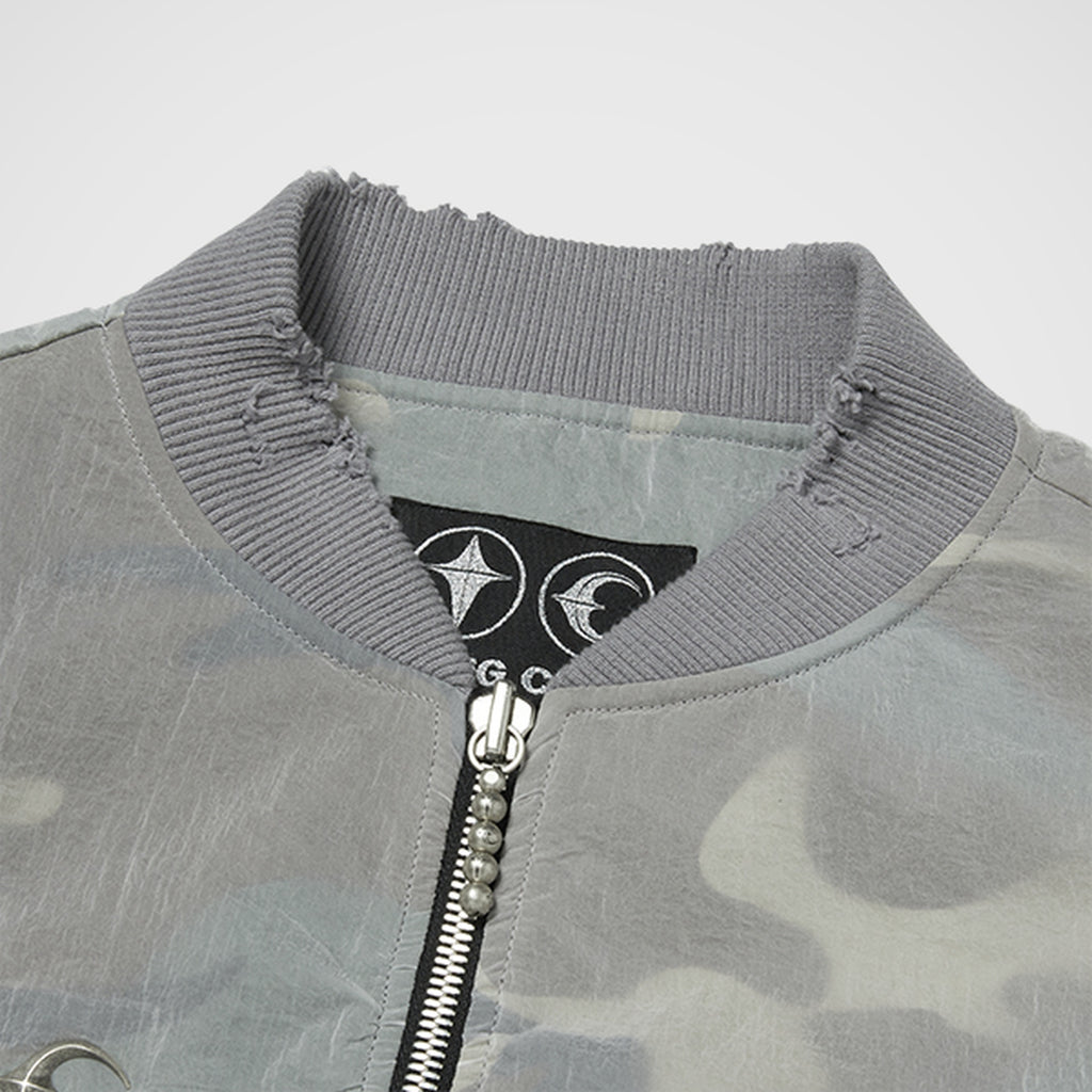Thug Club Clouded Tango Charlie Bomber in multi, view 3 of 7