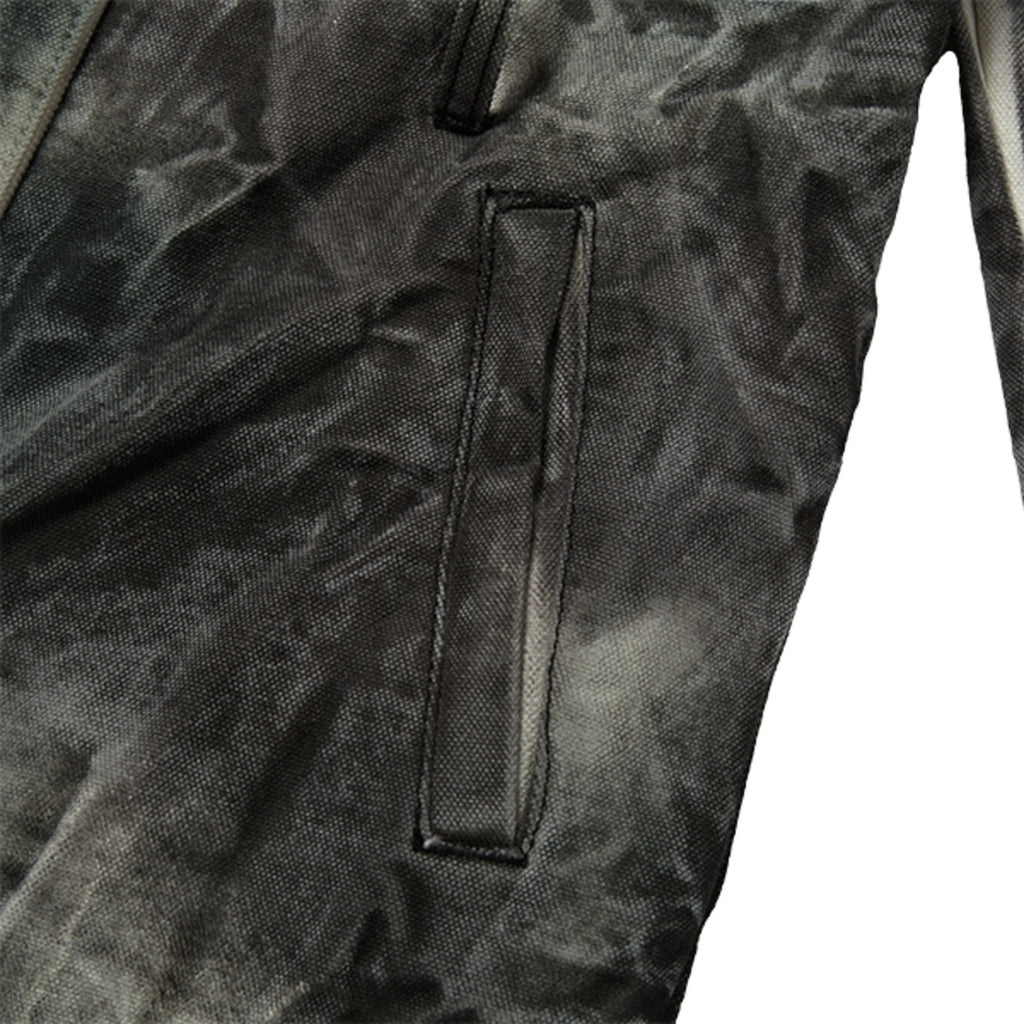 Thug Club Bio Soldier Denim Trench Coat in camo, view 7 of 10