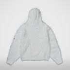 Thug Club Pack Fur Sword Hoodie in white, view 2 of 6