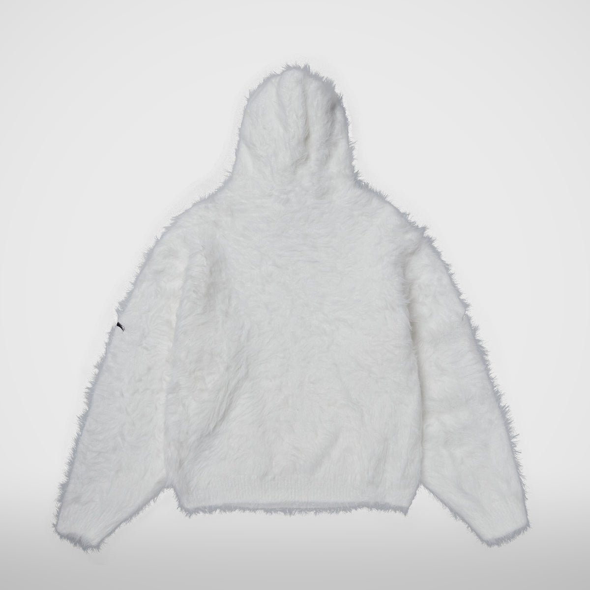 Thug Club Pack Fur Sword Hoodie in white, view 2 of 6