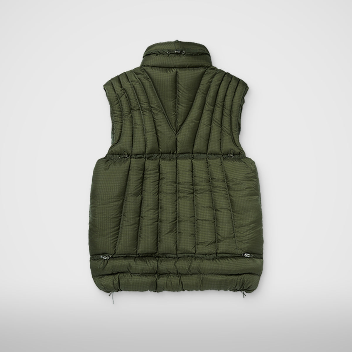 Thug Club War Life Down Vest in khaki, view 2 of 8