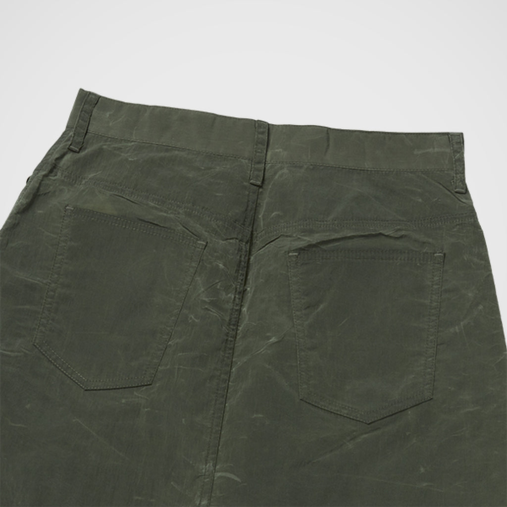 Thug Club Scarred Bio Army Skirt in khaki, view 6 of 7