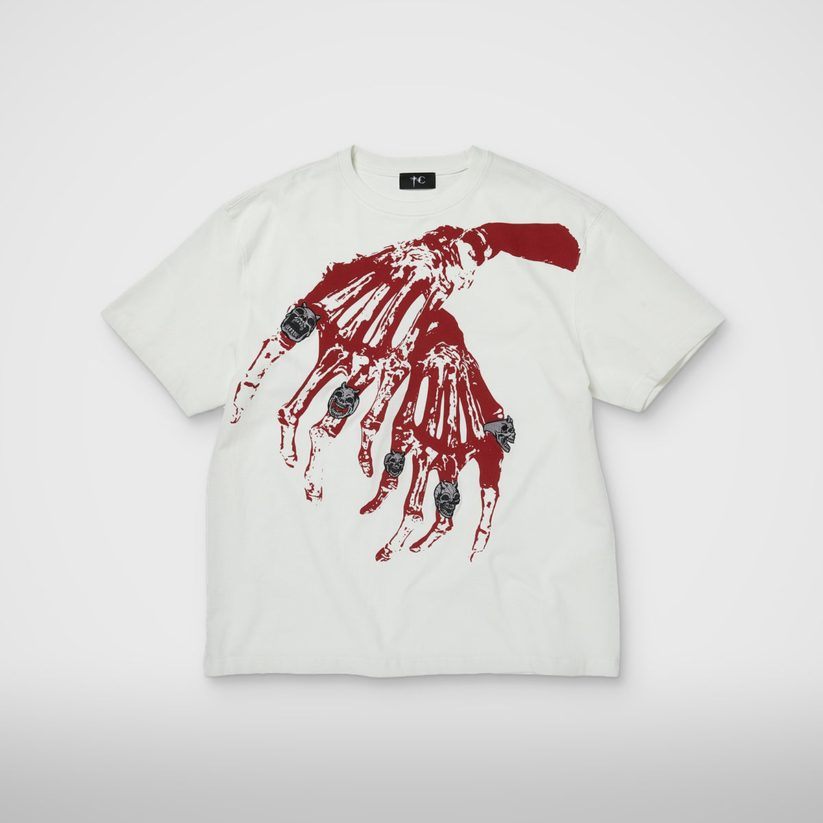 Thug Club TC Bone Cross T-Shirt in white