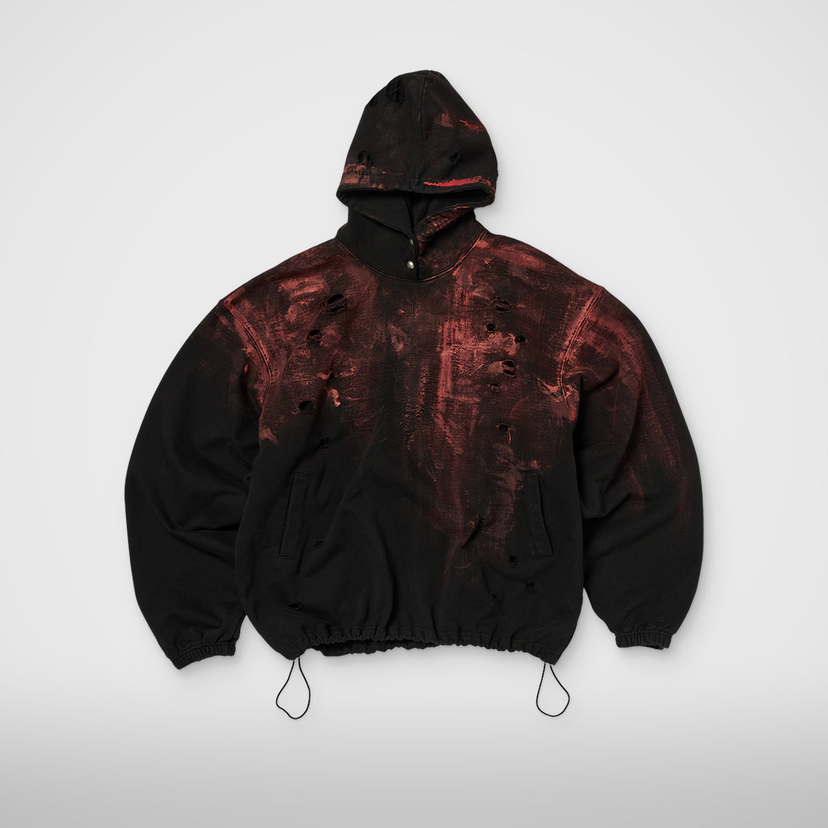 Thug Club Tsubaki Sanjuro Hoodie in black, front view