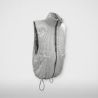 Thug Club Cave Goose Down Vest in silver, view 2 of 4