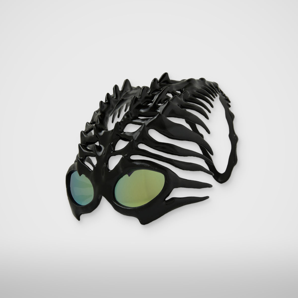 Thug Club TC Bone Half Mask in black, view 2 of 3