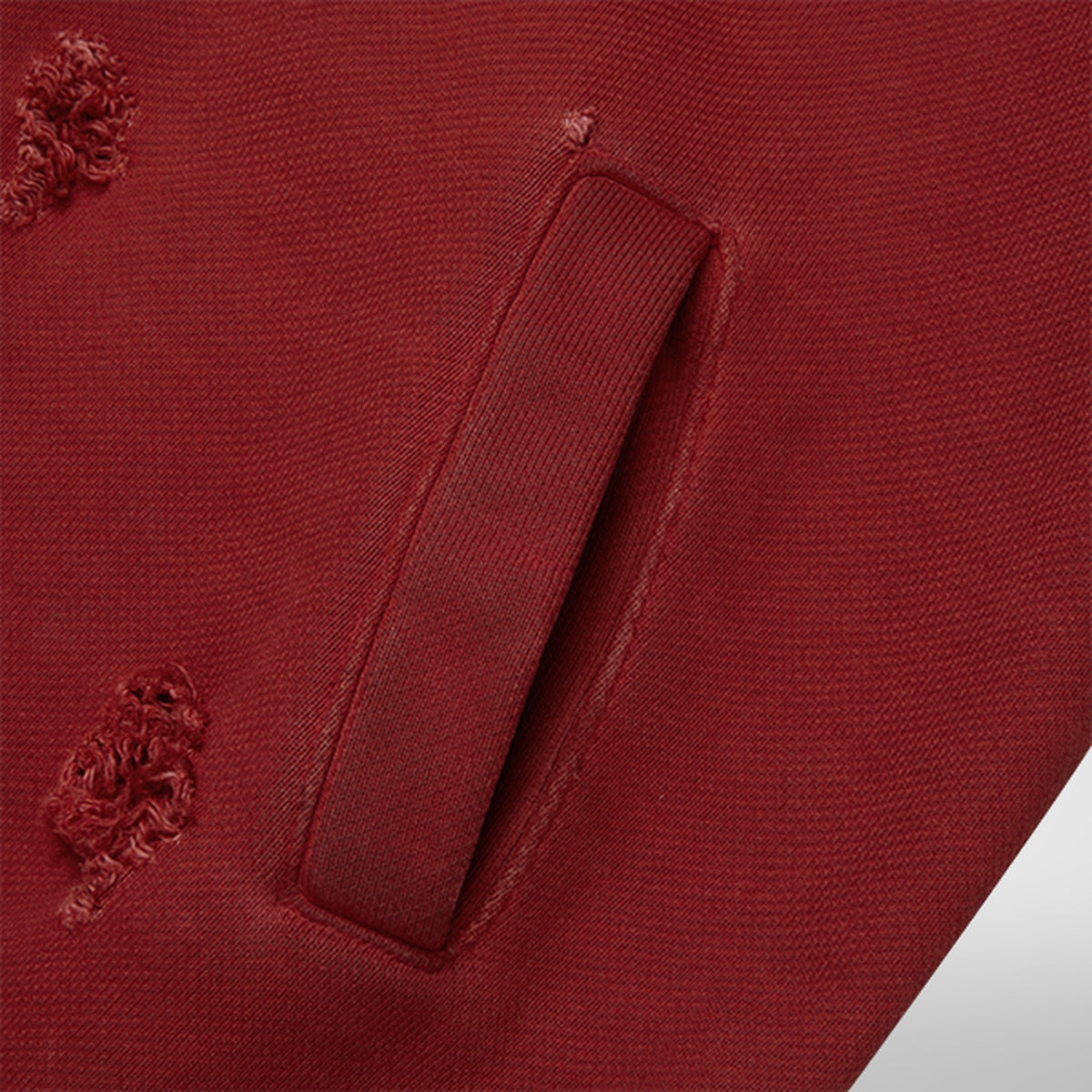 Thug Club Rock Hoodie in red, view 6 of 7