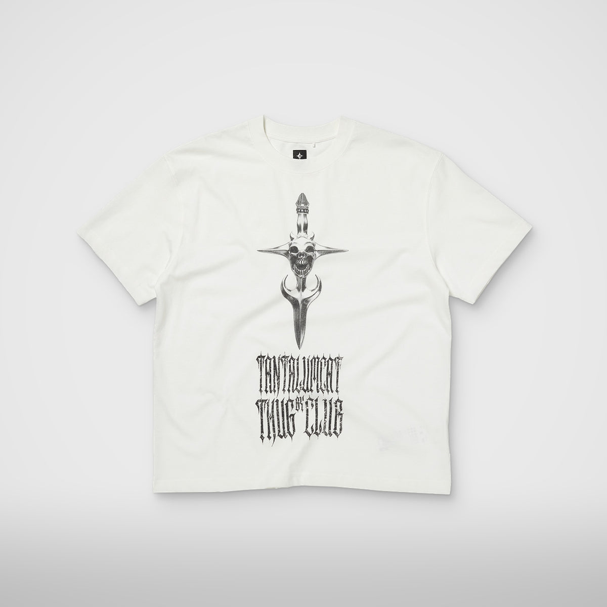Thug Club Tantalum Dagger Tee in white