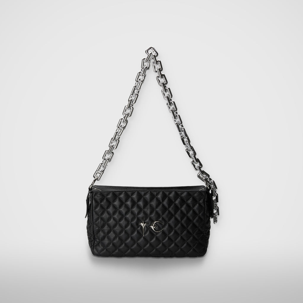 Thug Club TC Quilting Big Chain Bag in black