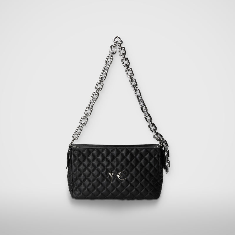 Thug Club TC Quilting Big Chain Bag in black