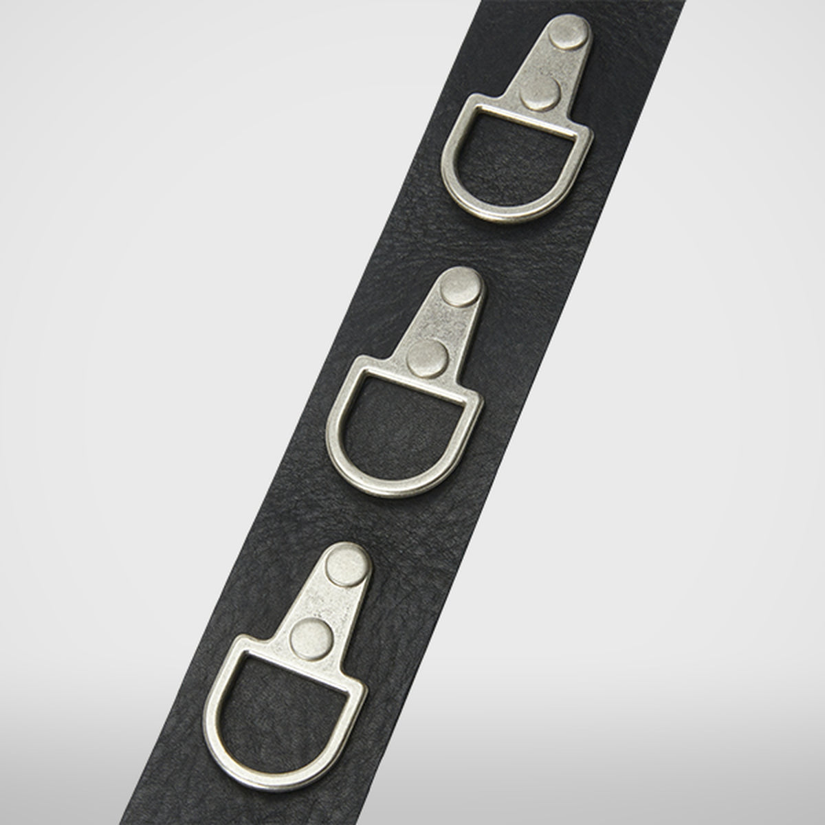 Thug Club Full Metal Leather Belt in black, view 5 of 6