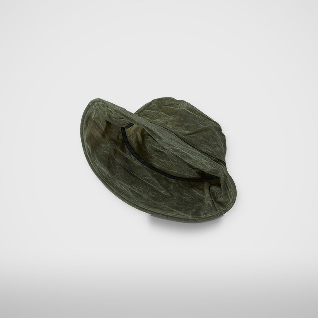 Thug Club Scarred Bio Army Bucket Hat in khaki, view 4 of 6