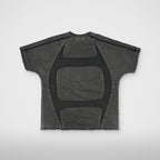 Thug Club Battle Turtle Mesh T-Shirt in charcoal