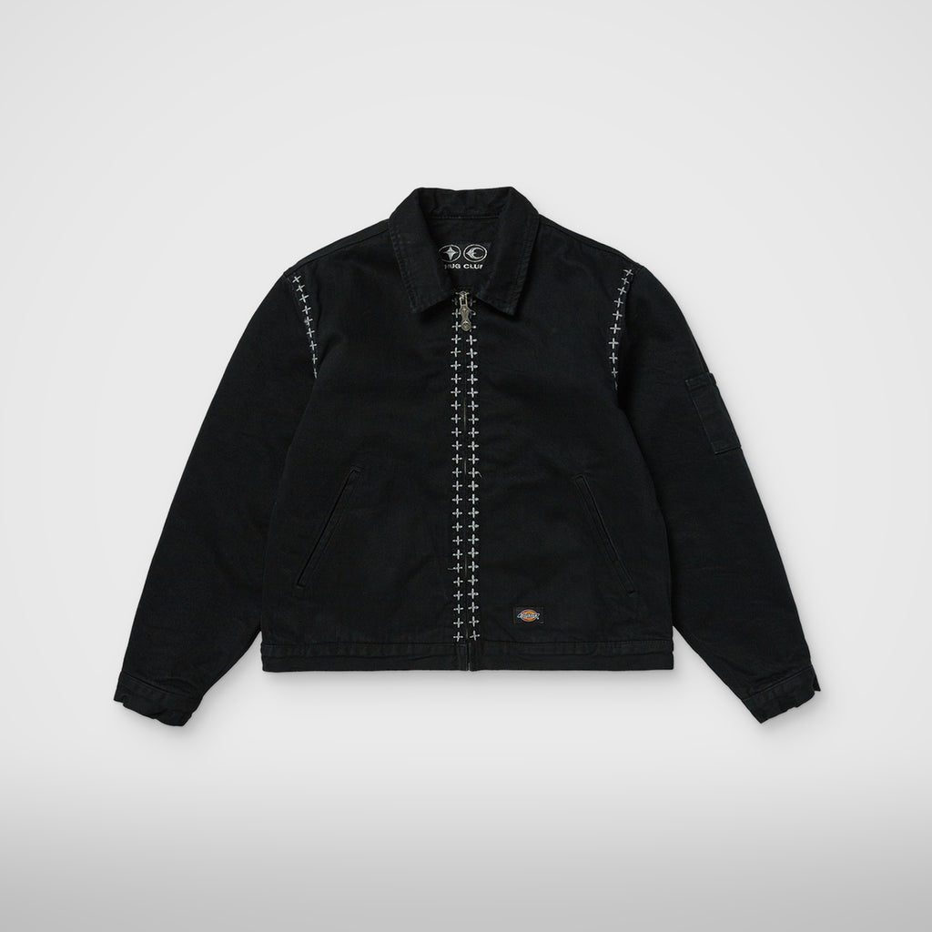 Thug Club X Stitch Eisenhower Jacket in black