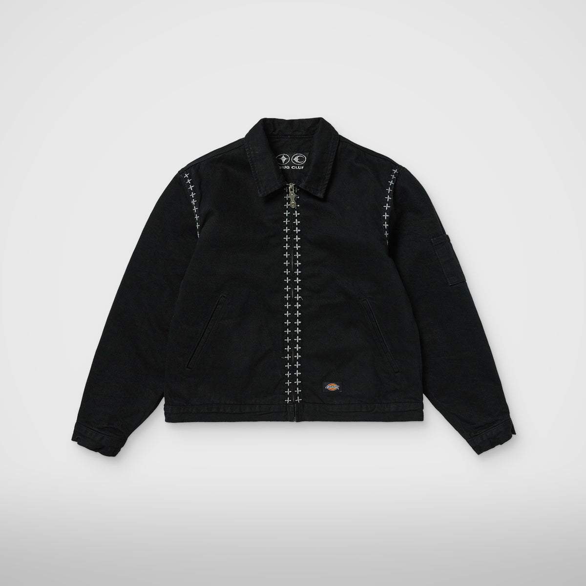 Thug Club X Stitch Eisenhower Jacket in black