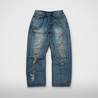 Thug Club Vintage Double Knee Pants in blue