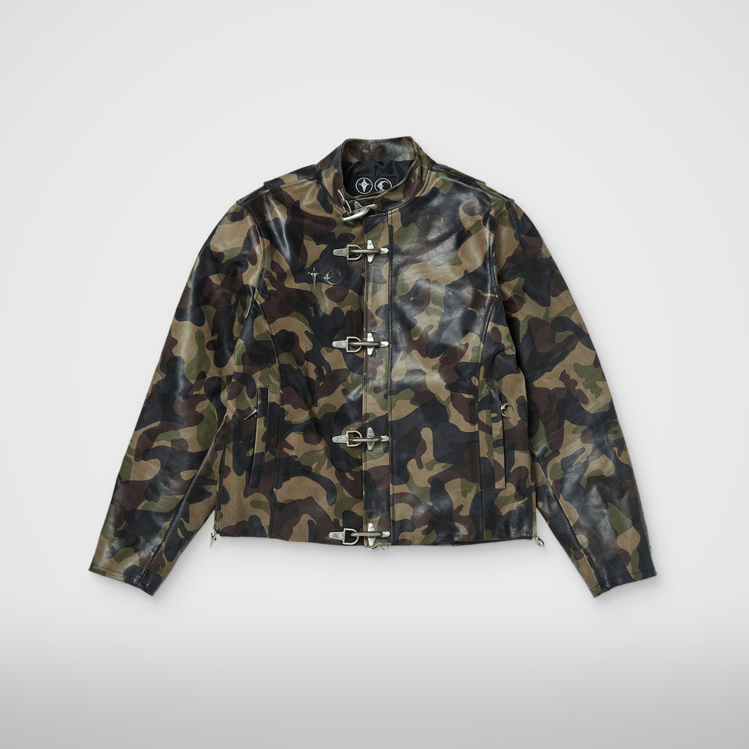 Camo Leather Jacket
