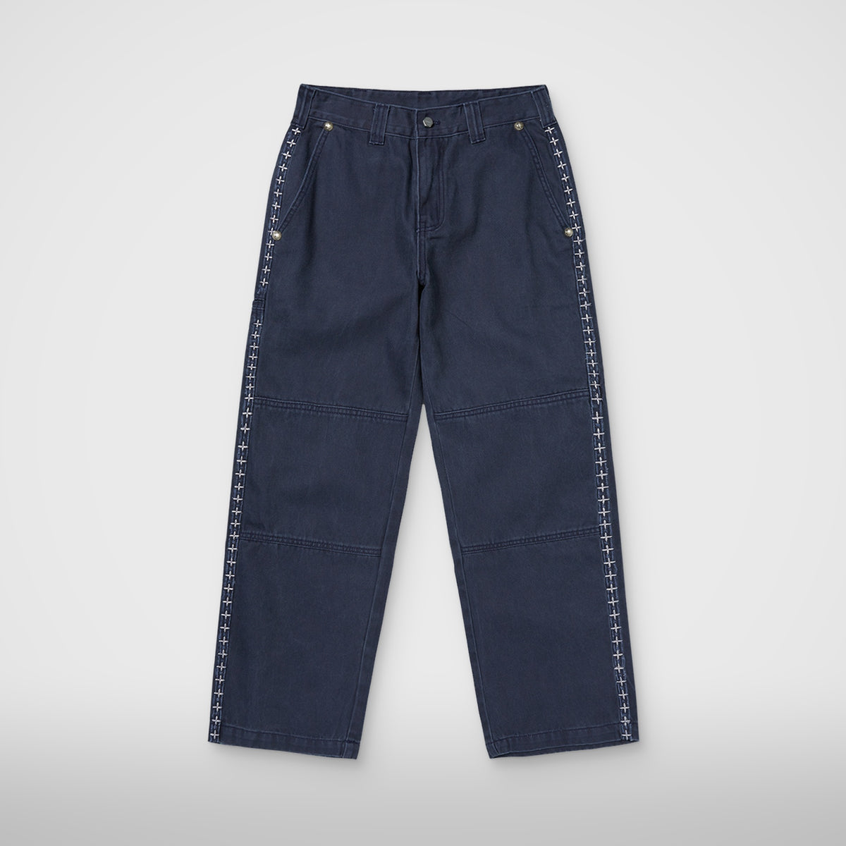 Thug Club X Stitch Pants in navy