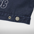 Thug Club X Stitch Eisenhower Jacket in navy, view 8 of 10