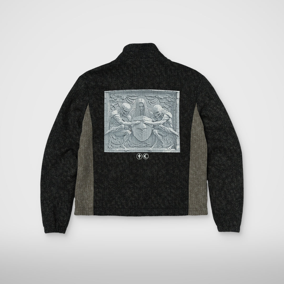 Devil Peace Patch Knit Jacket