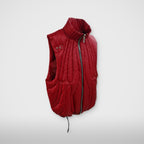 Thug Club Cave Goose Down Vest in red, view 4 of 6