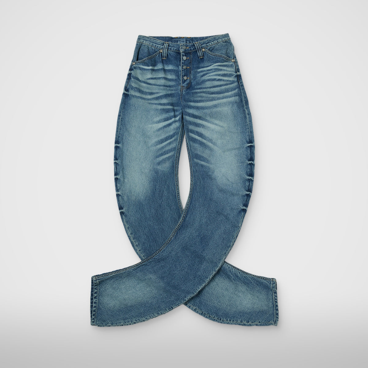 Thug Club Parkour Denim Pants in blue