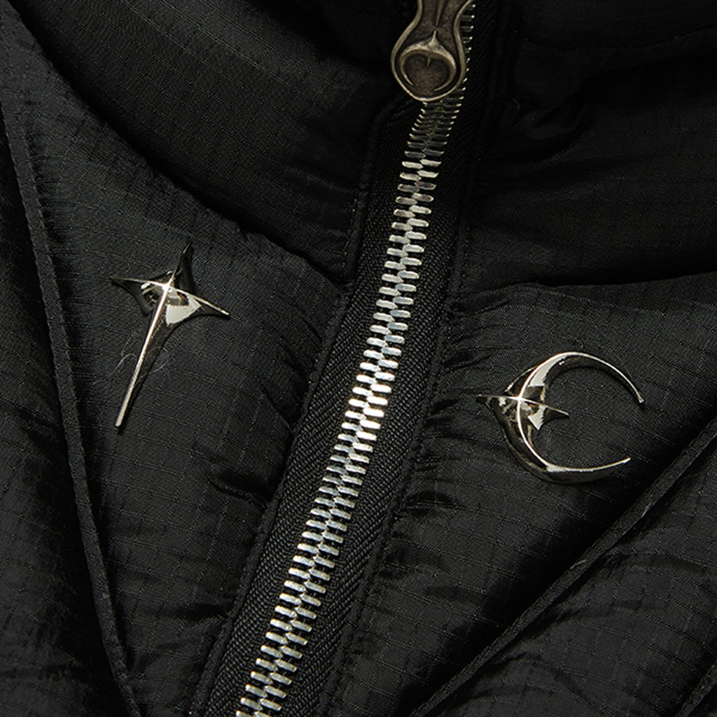 Thug Club War Life Down Jacket in black, view 5 of 9