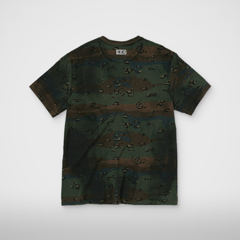 Thug Club Camoflage Chopper T-Shirt in green, view 2 of 8