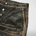 Thug Club Snake Boot Pants in washed black, view 4 of 5
