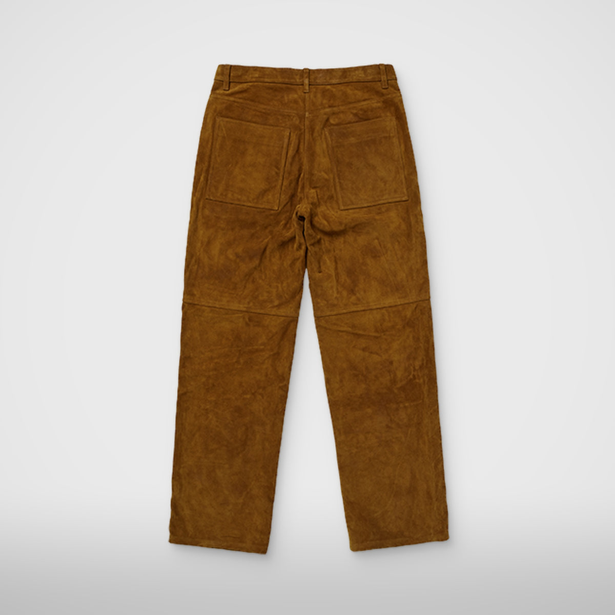 Thug Club Bio Soldier Leather Pants in camel, view 2 of 7