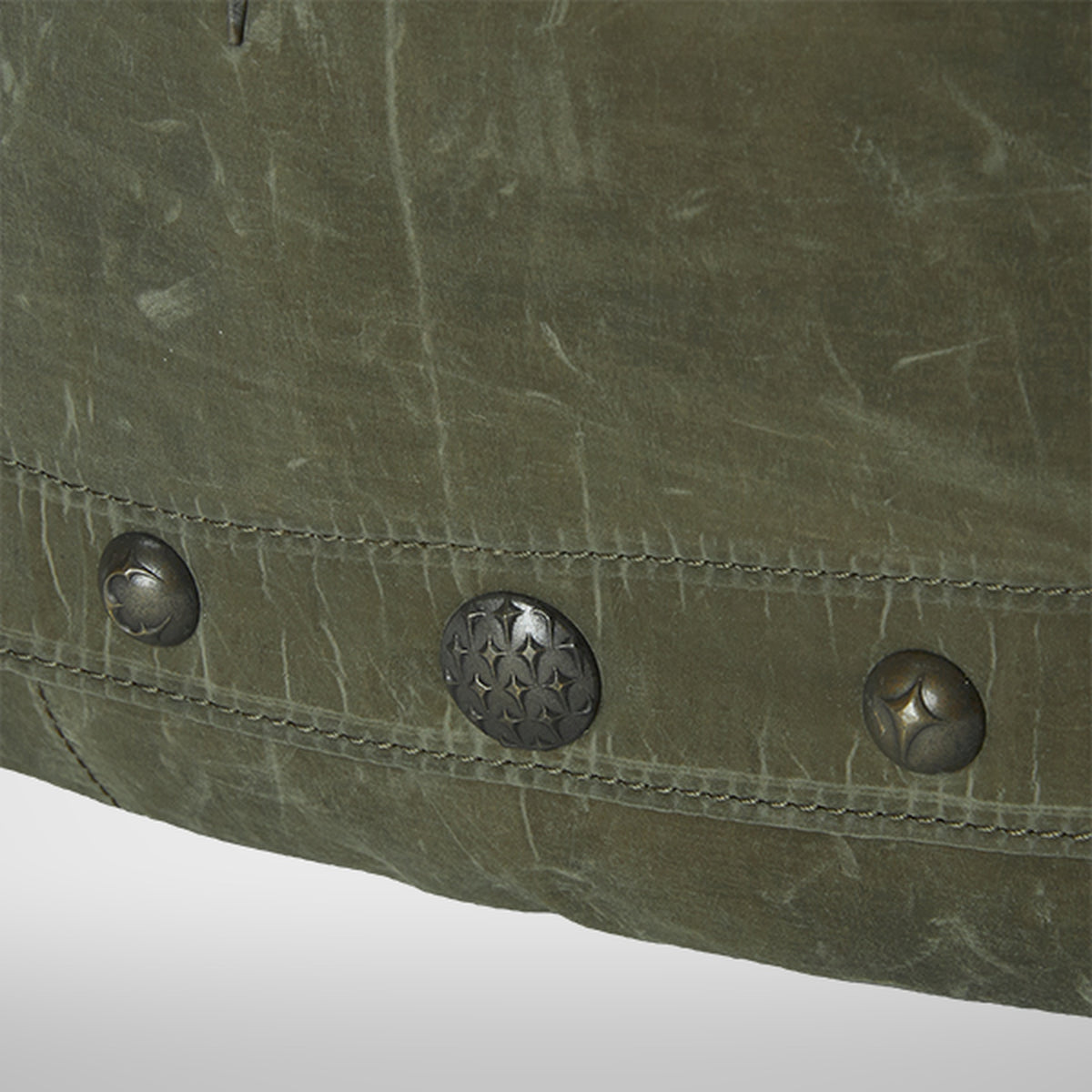 Thug Club Scarred Bio Army Messenger Bag in khaki, view 8 of 10