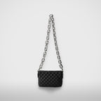 Thug Club Mini TC Quilting Big Chain Bag in black, view 3 of 8