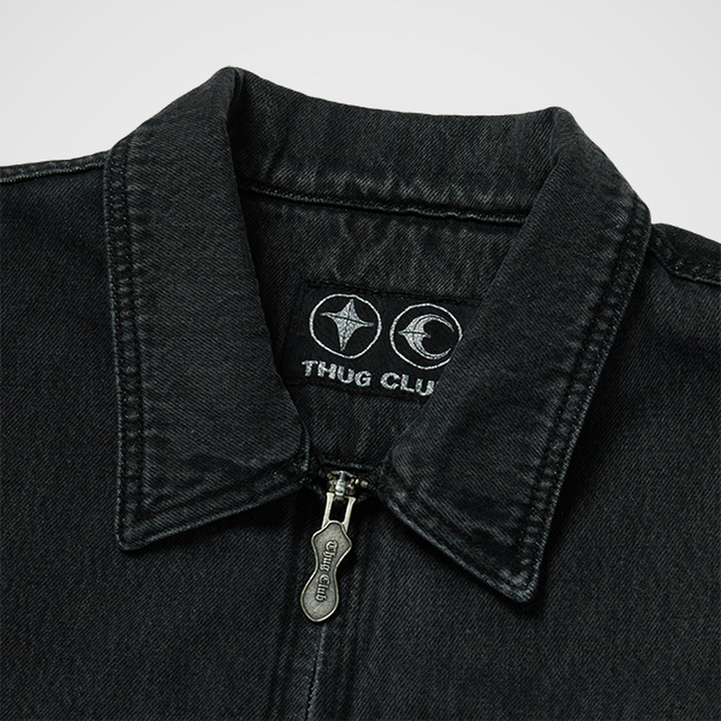 Thug Club TC Eisenhower Jacket in black, view 3 of 9