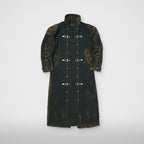 Thug Club TC Trigun Coat in rust black, front view