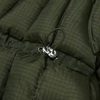 Thug Club War Life Down Jacket in khaki, view 7 of 9
