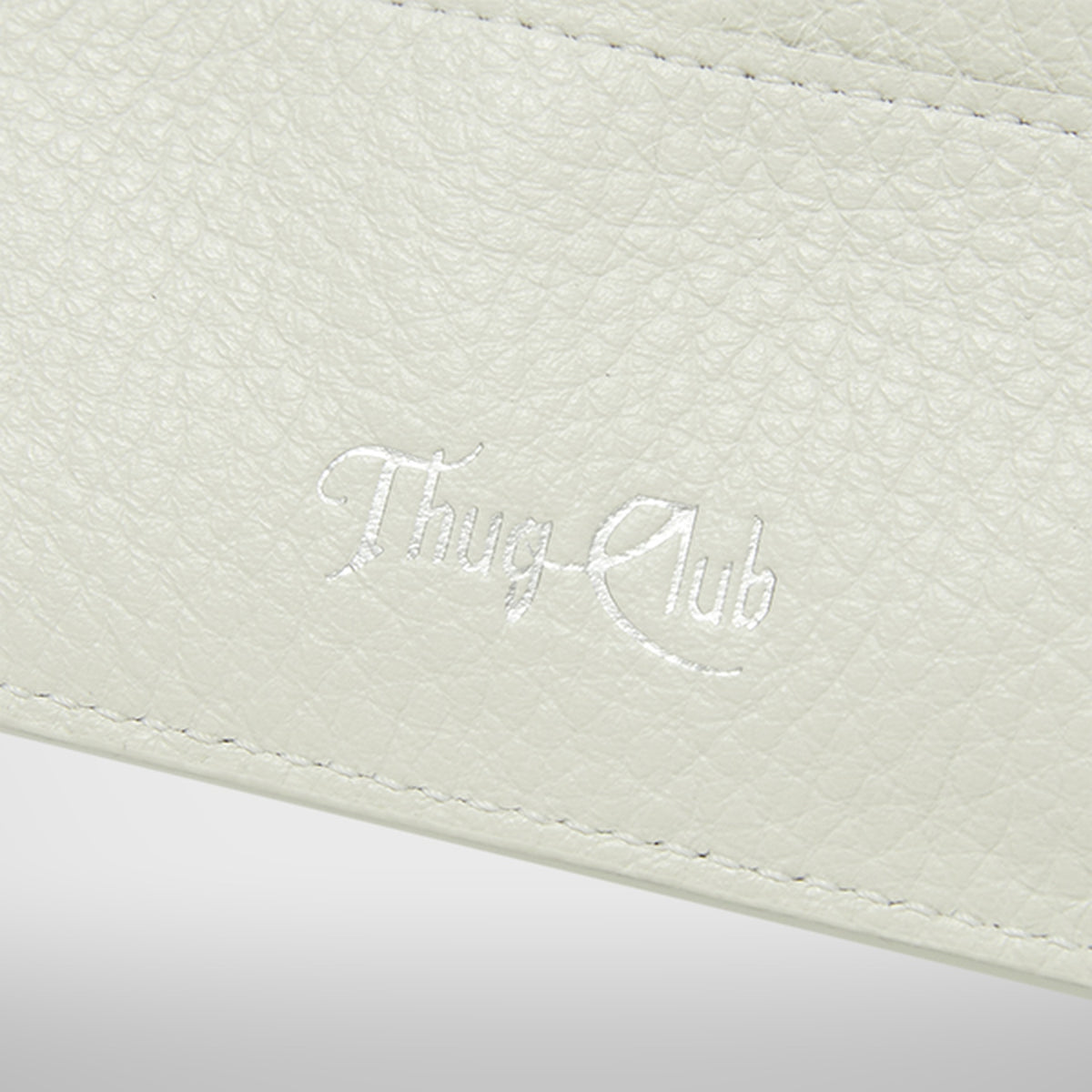 Thug Club Rock Wallet in dead white, view 6 of 7