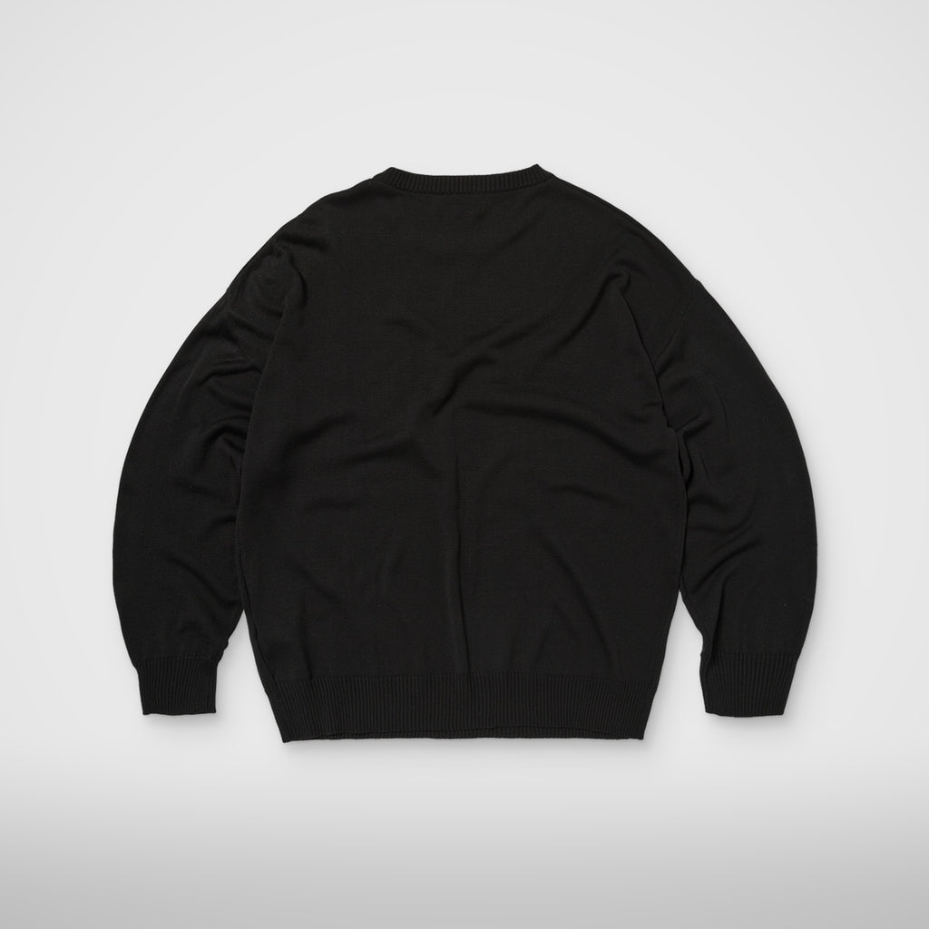 Thug Club TC Riding Skull Knit Sweater in black, back view