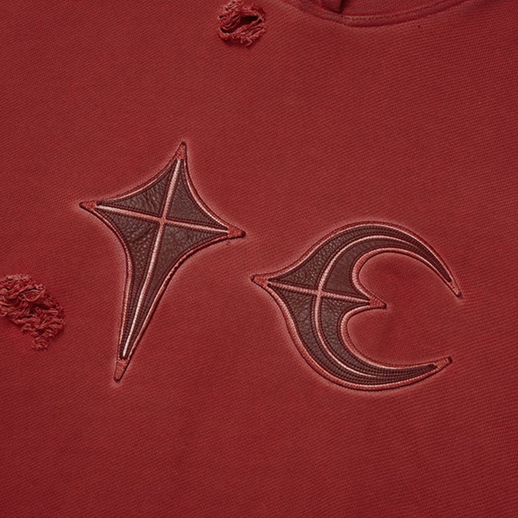 Thug Club Rock Hoodie in red, view 5 of 7