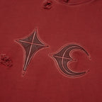 Thug Club Rock Hoodie in red, view 5 of 7