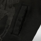 Thug Club TC Bone Cross Hoodie in black/vintage, view 5 of 6